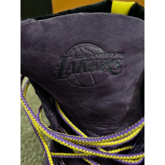 Boys Timberland x NBA Los Angeles Lakers Ankle Boots - Picture 16 of 16